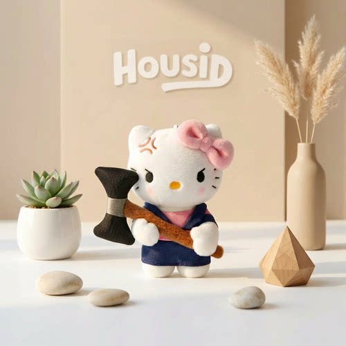 暴躁哈喽kitty限定毛绒包挂件