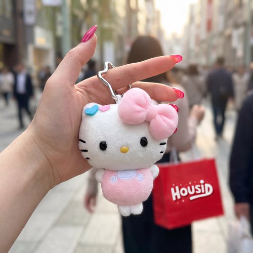 哈喽Kitty钥匙扣短腿KT猫挂件