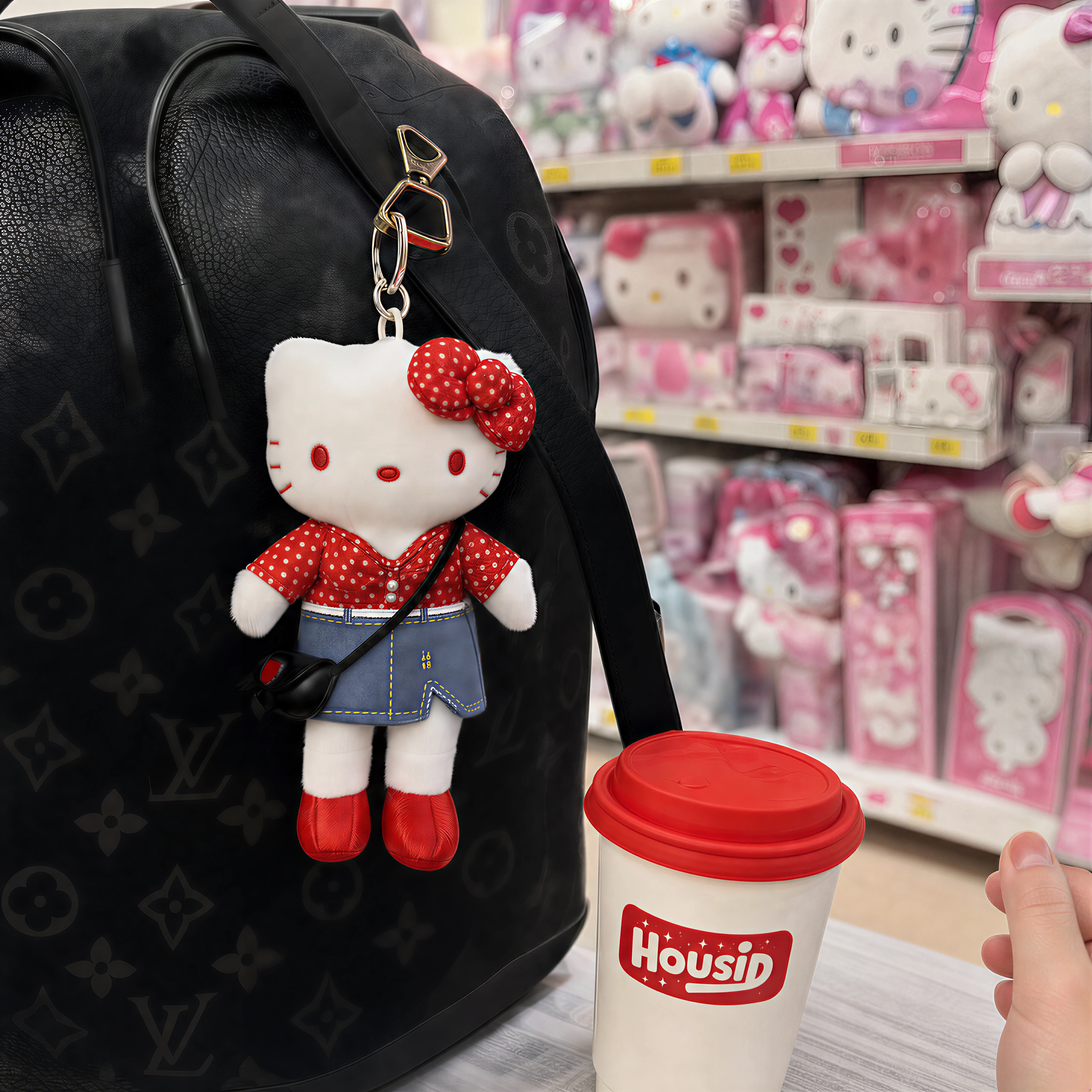 长腿kitty香港动漫节限定包挂件