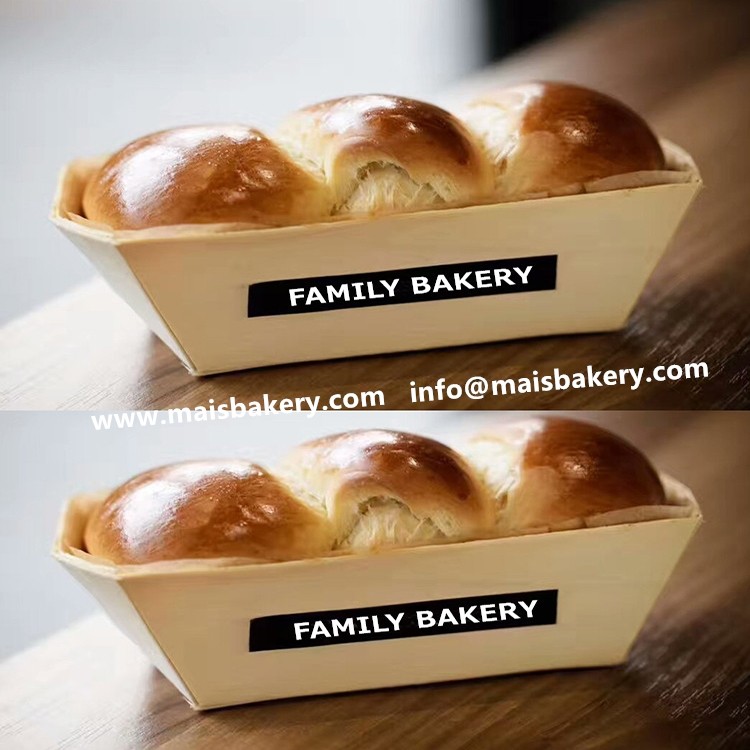 特大号欧式木托木盒食品级耐高温可烤面包纸杯长方形马芬蛋糕纸托