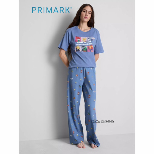 英国Primark女款成人大童疯狂动物城兔子狐狸家居服睡衣长裤纯棉