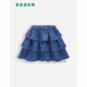 代购 14岁G5827 英国蓝色蛋糕全棉半身裙2 Mini Boden正品