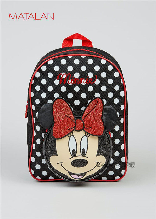 英国Matalan正品女童迪士尼米妮闪亮蝴蝶结幼儿书包背包S2783011|ruв категории электронный словарь/электрический бумажных книг/канцелярские принадлежности, повседневной школьных принадлежностей, сумка - от Buy2taobao.com для оказания профессиональной услуги покупки агента Taobao