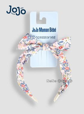 NEXT英国Jojo angela 正品女童碎花花朵蝴蝶结发箍发卡2-8岁