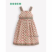 Boden女童民族小碎花吊带连衣裙全棉2 代购 英国Mini 12岁G5911