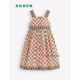 Boden女童民族小碎花吊带连衣裙全棉2 代购 英国Mini 12岁G5911