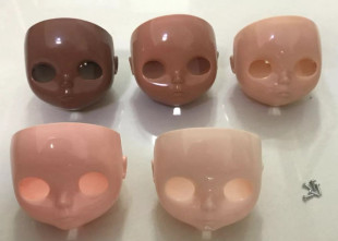 HobgobLin娃娃小布改娃拼娃脸壳,白肌、普肌、日烧肌，黑肌裸妆面