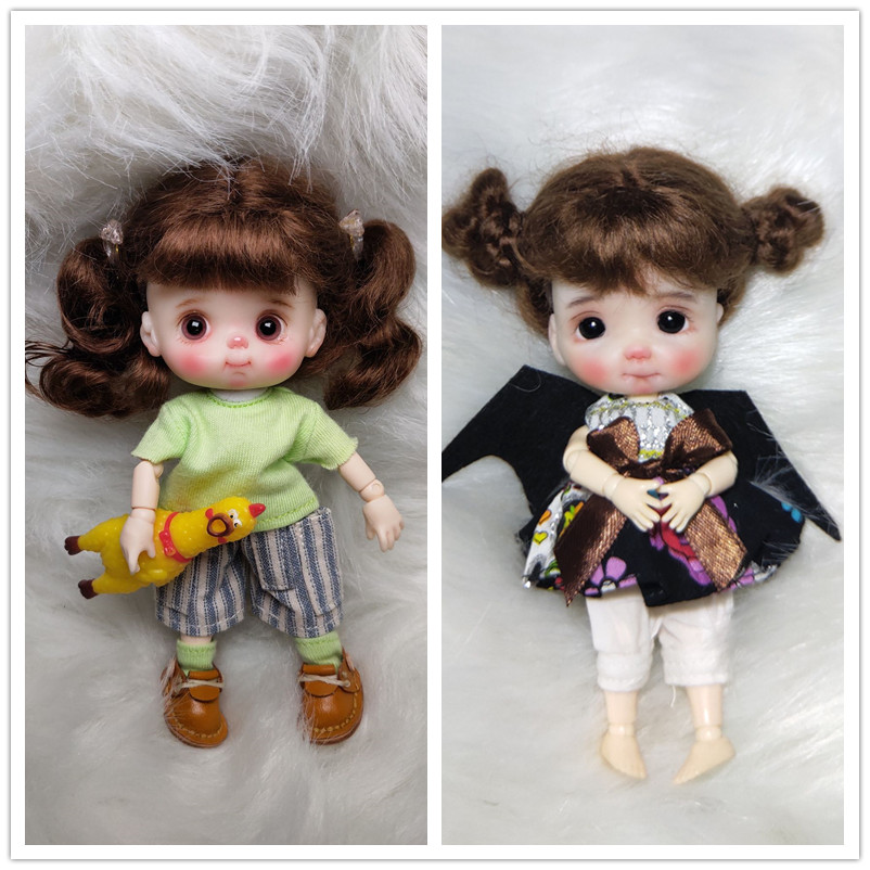 HobgobLin娃娃 抿嘴娃 OB11纯手工手捏娃黏土娃  可私人订制 定金