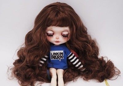 HobgobLin关节素体小布裸娃19关节白肌栗子色卷发刘海娃 工厂