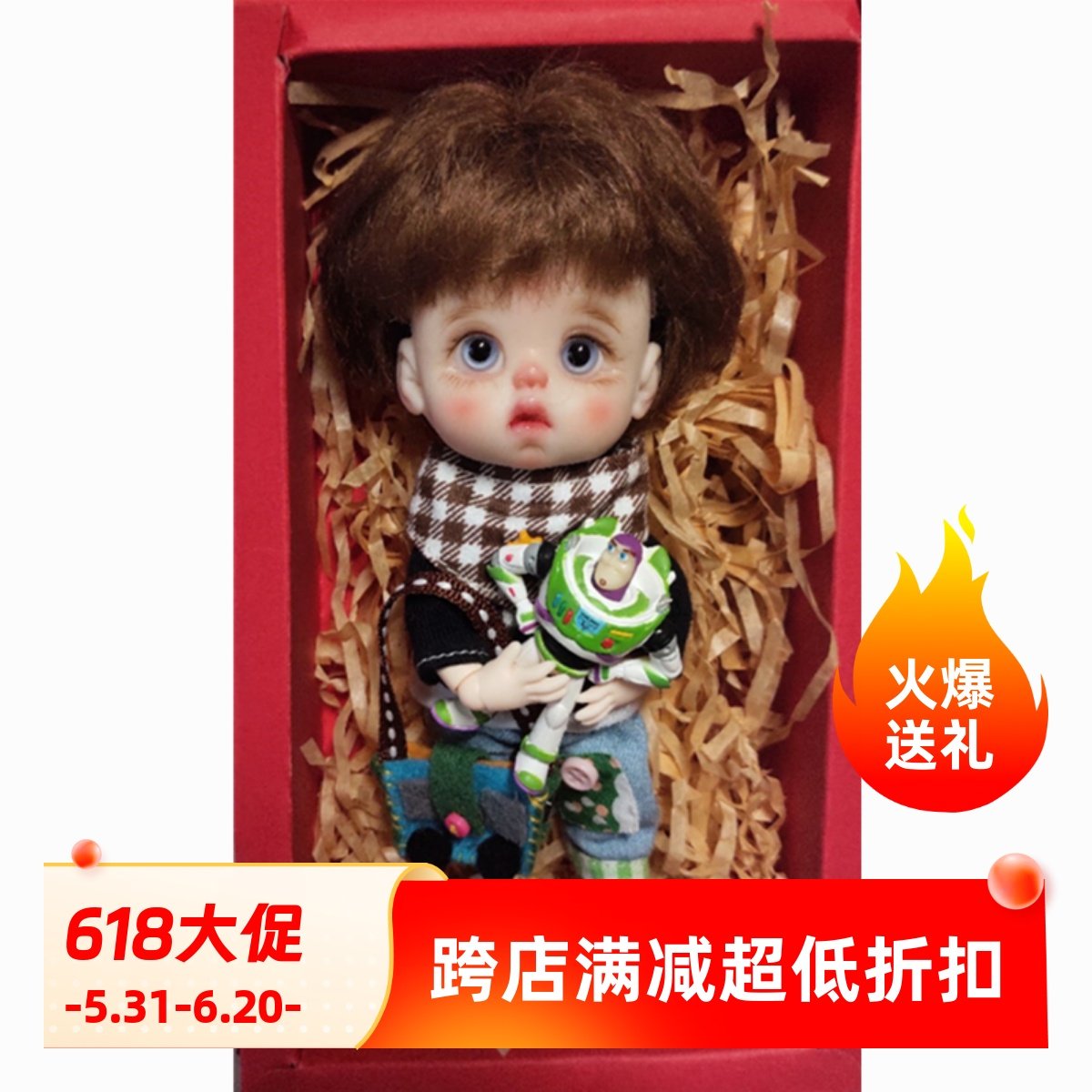 ob11纯手工粘土娃娃 捏娃男娃小人娃 改娃改娃 订制定金