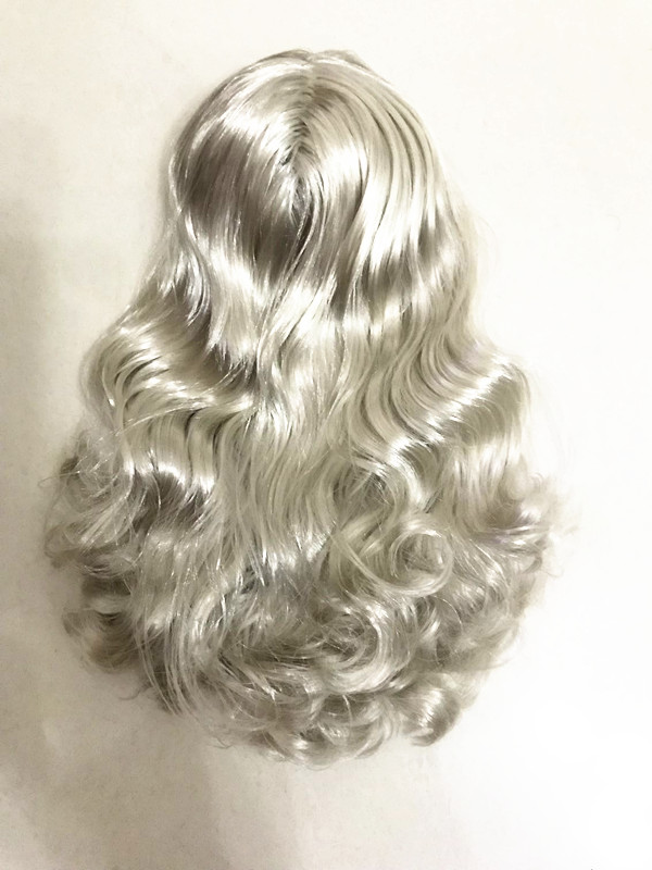 HobgobLin小布裸娃白肌银白色头皮BRL带头发 新手改娃改妆假发