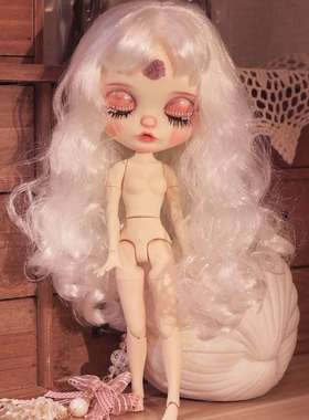 HobgobLin 娃娃小布裸娃、白发刘海卷发龙女娃娃 直销定制定金