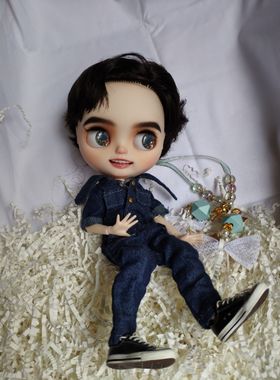 HobgobLin 男娃黑发头发头皮 19关节裸娃 厂家直销定金改娃