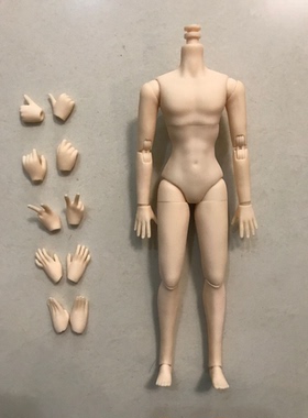 平胸男娃 HobgobLin ob24素体6分娃1/6兵人小布娃娃通用型