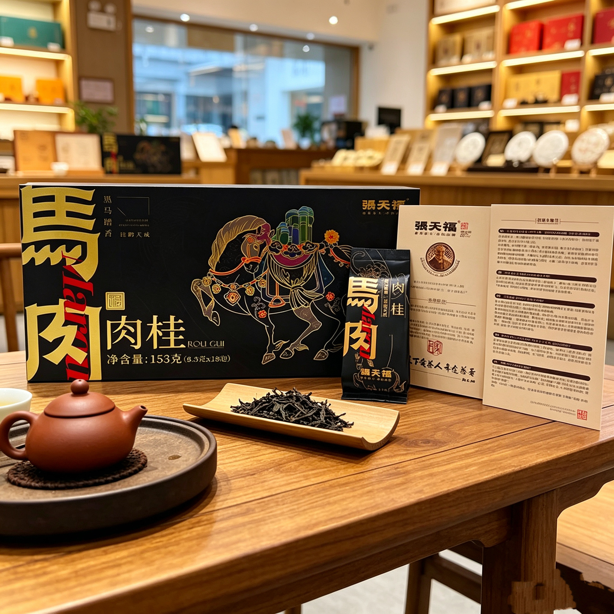 张天福·马头岩肉桂 正宗武夷岩茶一级肉桂153g送礼礼盒装