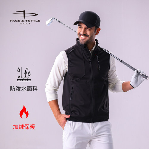 佩琦塔特高尔夫马甲加绒保暖