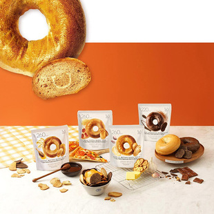 韩国oliveyoung贝果干脆片碱水结贝果片饼干网红零食零食礼盒装