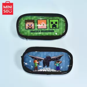 กระเป๋าดินสอ MINISO ลาย Minecraft