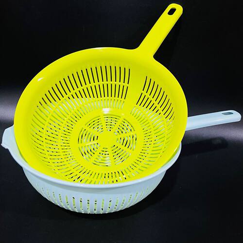 淘米加厚手柄沥水塑料家用篮子厨房器带洗菜菜篮洗米神器水果新款
