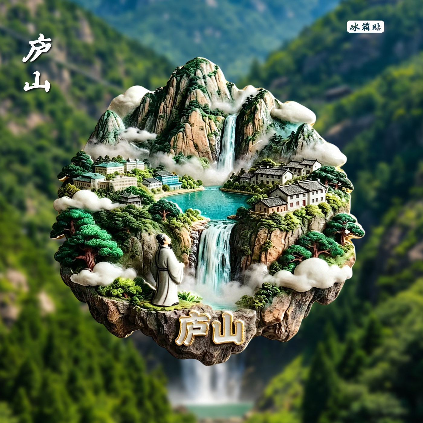 江西金属冰箱贴纪念品图片