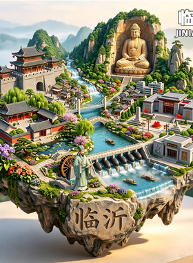 临沂文创金属冰箱贴旅游纪念品