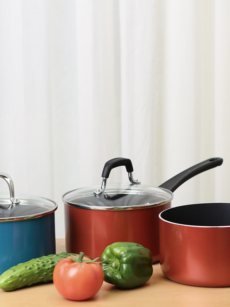 推荐！出口美国小红不粘奶锅早餐小汤锅煮粥面煎蛋 防烫手柄18cm,厨房/烹饪用具,奶锅,淘宝优惠券,粉丝福利购,淘宝优惠卷