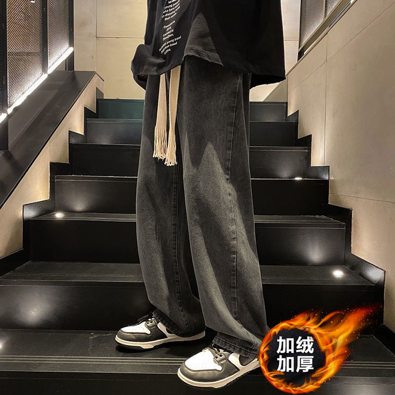 童装抽绳牛仔裤男女秋季新款