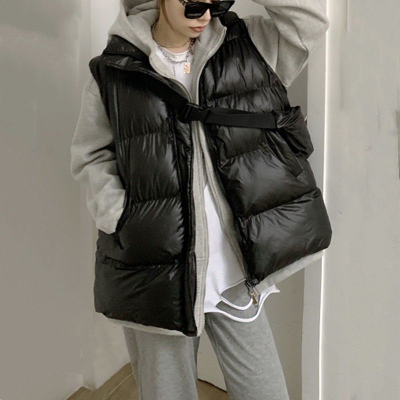 秋冬羽绒棉马甲小个子外穿保暖