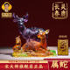 集雅轩宋韶光2026马年吉祥物生肖属蛇 琉璃摆件礼品 灵鹿长春