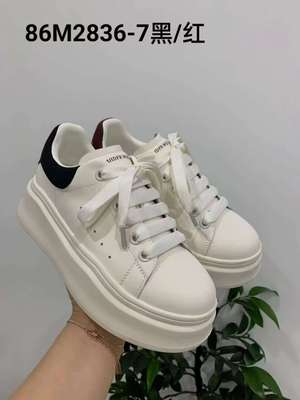 安妮黑豹安妮黑豹2025新款厚底小白鞋女春季百搭老爹鞋阿甘鞋子