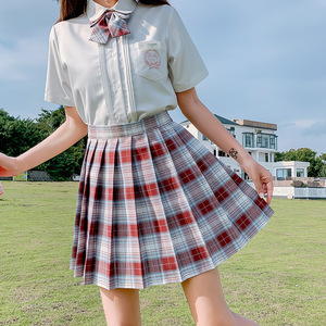 jk制服日系格子裙正版女学生