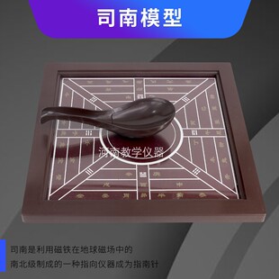 司南模型 39154 古代指南针 罗盘 四大发明 地理历史仪器方向定位