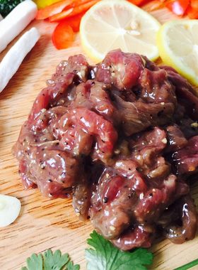 200g速冻炒菜已腌制发货牛肉丝