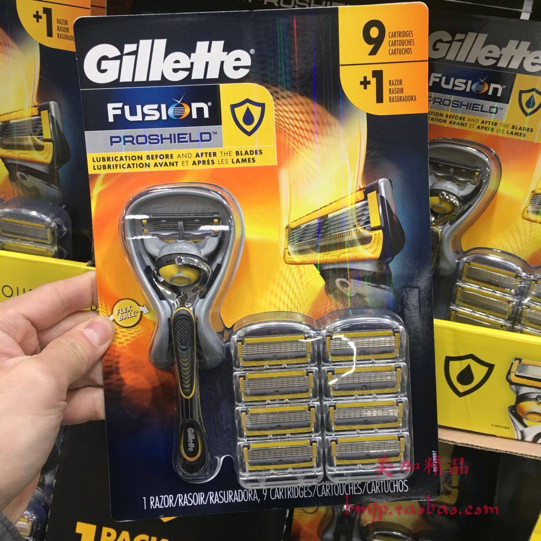 代购  gillette吉列 fusion安全防护润滑男士剃须刀/刮胡刀套装