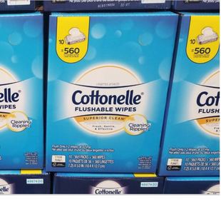 加拿大Cottonelle 温和卸妆清洁多用途 56片×10包 水溶性湿巾