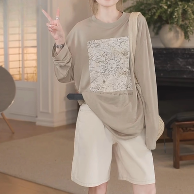 【送运费险】小太阳印花薄款T恤