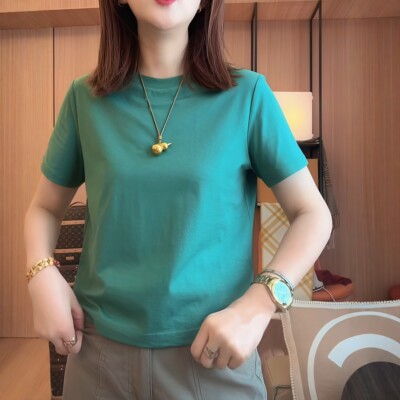【送运费险】老钱风纯色短款短袖