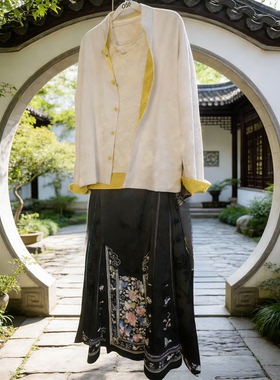 罗绮者56号150斤大码宽松冬款锦缎双面穿外套+全刺绣棉衣对襟外套