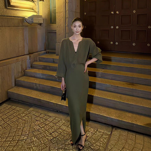 【现货】气质一整套时尚轻熟风法式针织衫半身裙韩里韩气两件套装