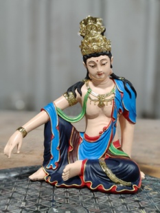 经典款水月观音自在观音观自在茶室摆件玄关摆件