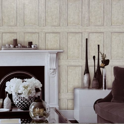 美国进口美式轻奢护板墙壁纸