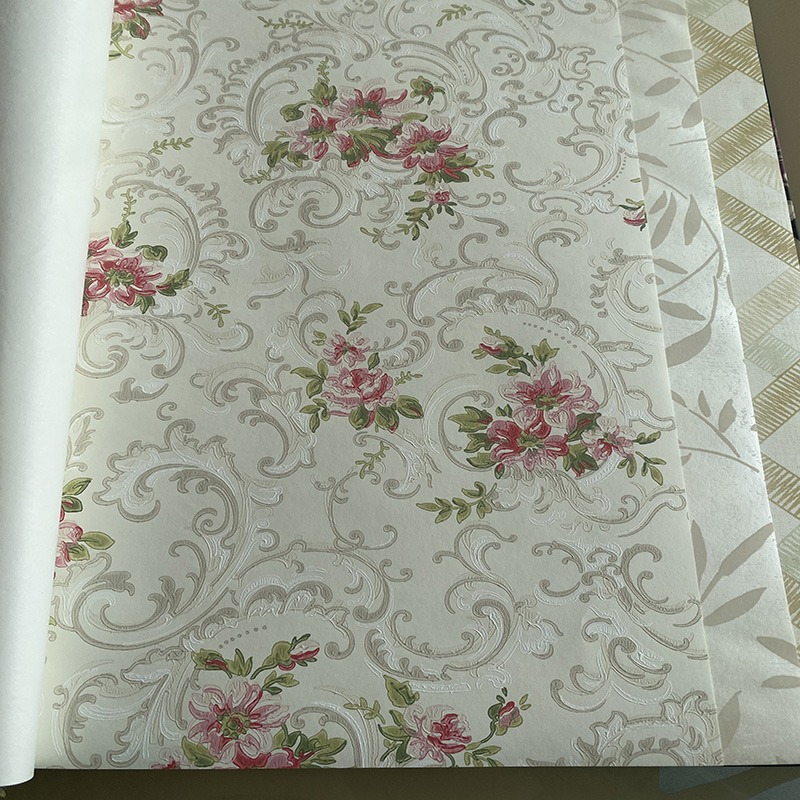 美国York原装进口欧式田园花多色可选防潮防霉环保墙纸现货