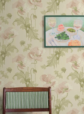 Borastapeter瑞典进口环保壁纸北欧田园风格客厅卧室床头背景墙纸