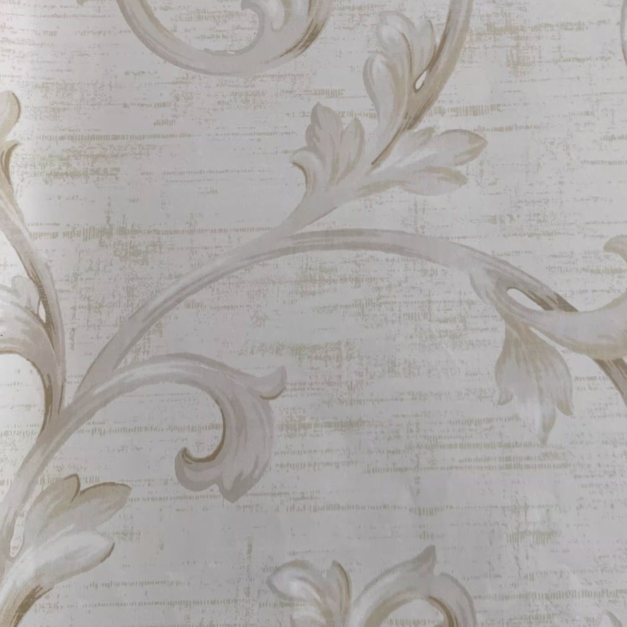 美国原装进口欧式卷草纹高端壁纸复古卧室客厅轻奢背景墙环保现货
