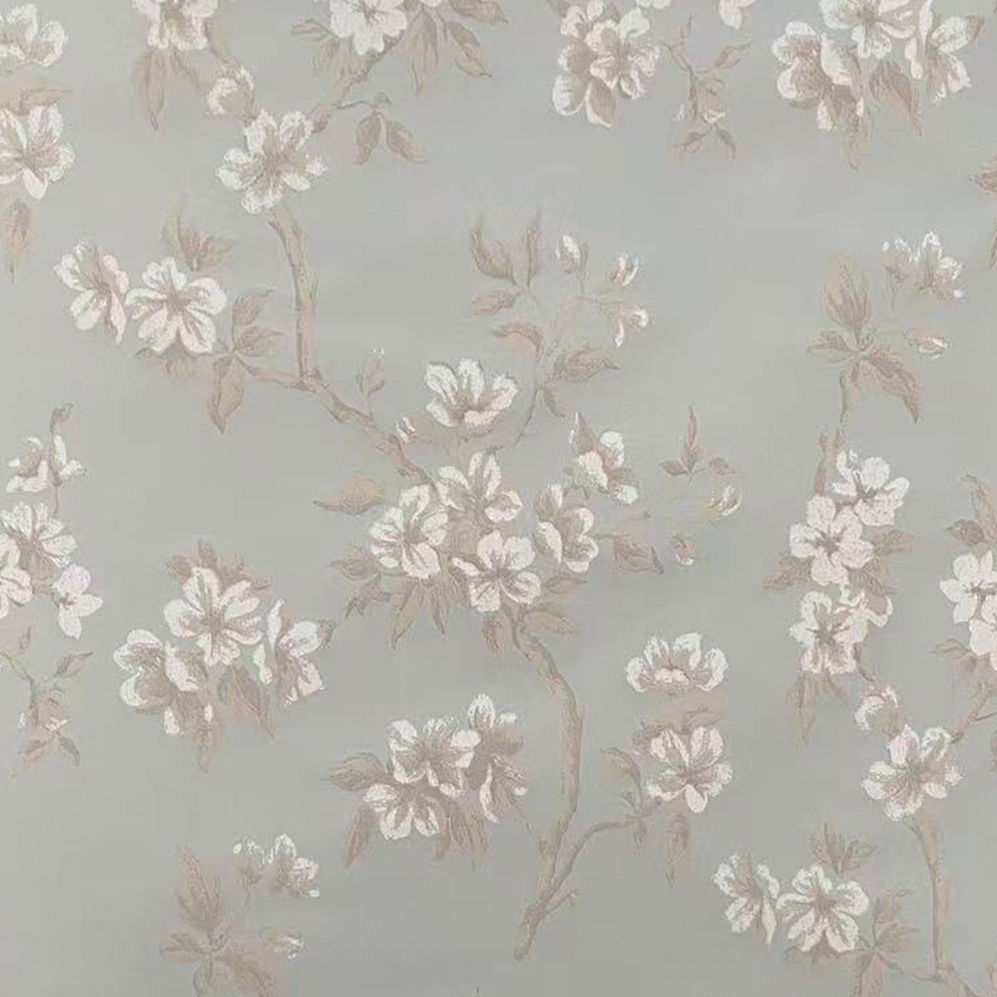 新中式美式乡村田园花卧室客厅书房床头沙发背景墙纸现货壁纸纯纸