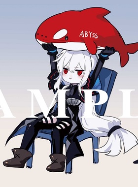 更大，更好，更强的蒂蒂 Sheya斯卡蒂明日方舟同人周边三变光栅卡