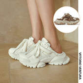 VENTURA薇薇燃 VITTORIO 厚底牛皮半拖休闲拖鞋 徐若晗同款