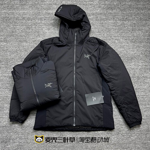 Arcteryx始祖鸟阿童木Atom SV  加厚款防风保暖 连帽科技棉服外套