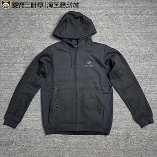 厚款 徽刺绣标连帽修身 长袖 卫衣 Arcteryx始祖鸟 男款 Emblem系列