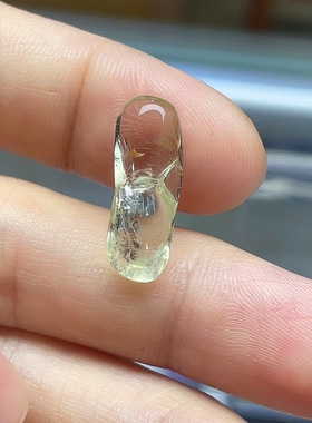 节节高升吊坠天然无酸洗金绿柱石原石太阳的礼物能量十足金黄色泽